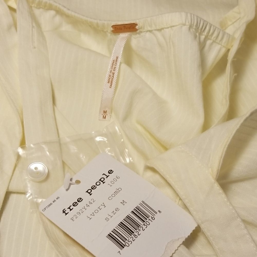 Free People Native Sun Ivory Comb Shift Dress - Picture 6 of 8